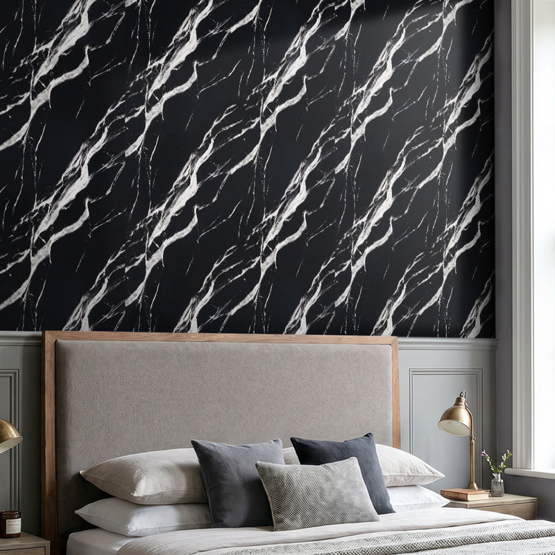1-Piece Self-Adhesive Marble Wall Tile Sticker