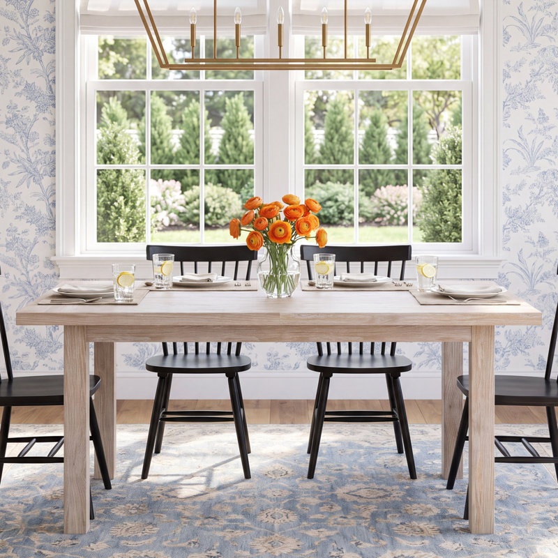 Lana 60'' Dining Table, Hemlock/White