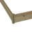 Kien 9' W L-Shaped Wooden Raised Garden Bed, 3-Section Open Bottom Planter Box