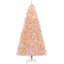 Sapin de Noël artificiel Douglas 7,5 pi avec branches réalistes, 500 lumières DEL blanc chaud et 1346 pointes, rose