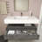 Alysa 42" Wall-Mounted Single Bathroom Vanity Set-71095487