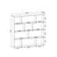 Isaias 145cm H Standard Bookcase-1768223532