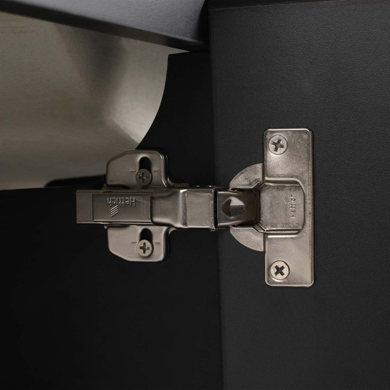 Meuble-lavabo flottant mural et porte d'armoire à fermeture en douceur