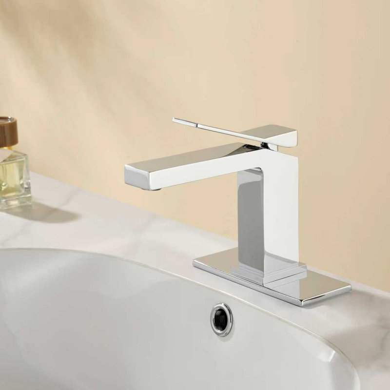 Weshi Single Hole Bathroom Faucet, Single Handle Bathroom Sink Faucet