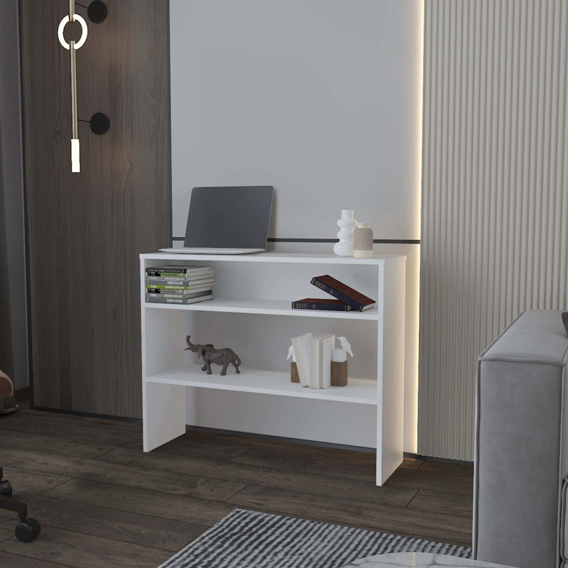 Console avec rangement ouvert