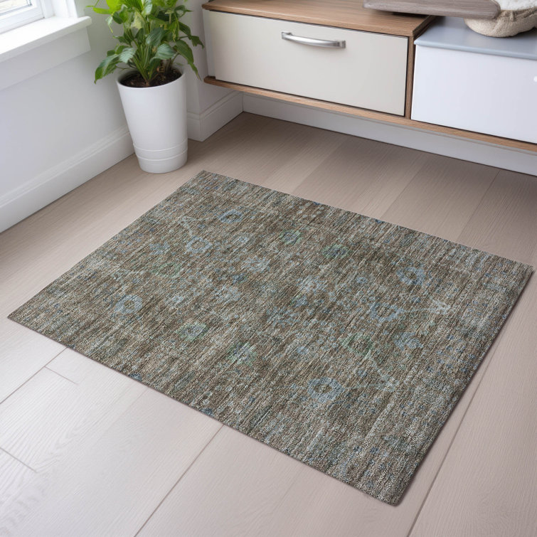 Premium Machine Washable Wayne AMF1106 Global Rug