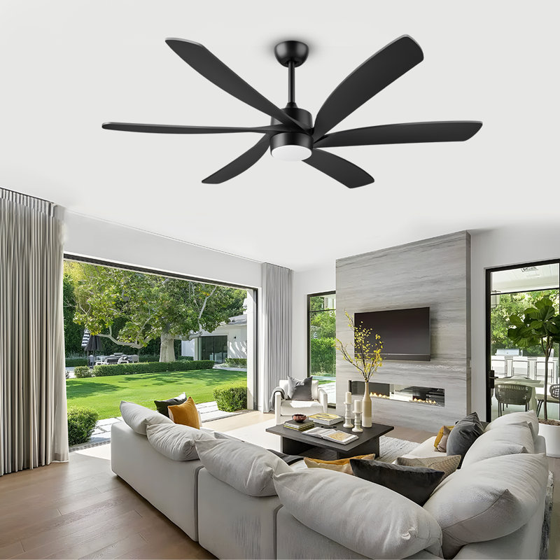 64 Inch Smart Ceiling Fan With Light