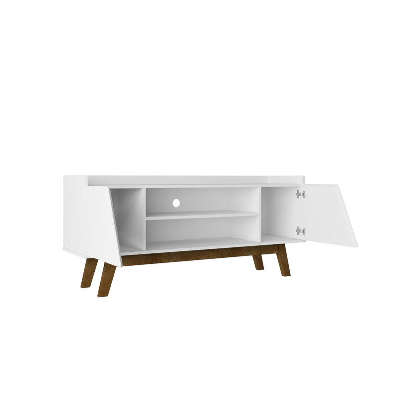 Marcus 53" TV Stand In White, White