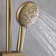 5 Functions Shower Head With Bathtub Faucet, Pressure Balanced Single Handle Wall Mounted Complete Shower Faucet Set With Rough-In Valve