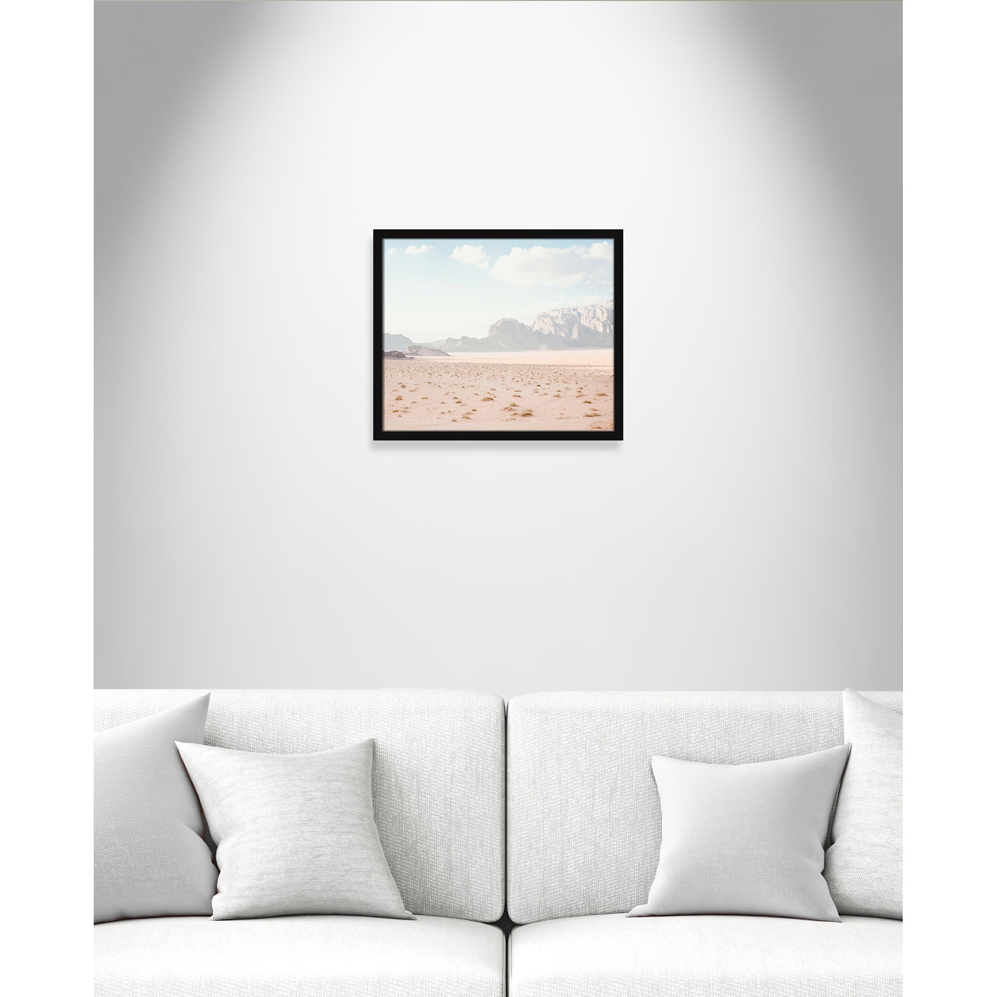 Tire Tracks by Leah Straatsma, Satin Black Framed, 19" W x 16" H