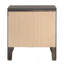 Table de chevet 2 tiroirs Grey Oak-1493011572