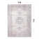 Labarbera Vintage Machine Washable Beige Non-Slip Backing Area Rug