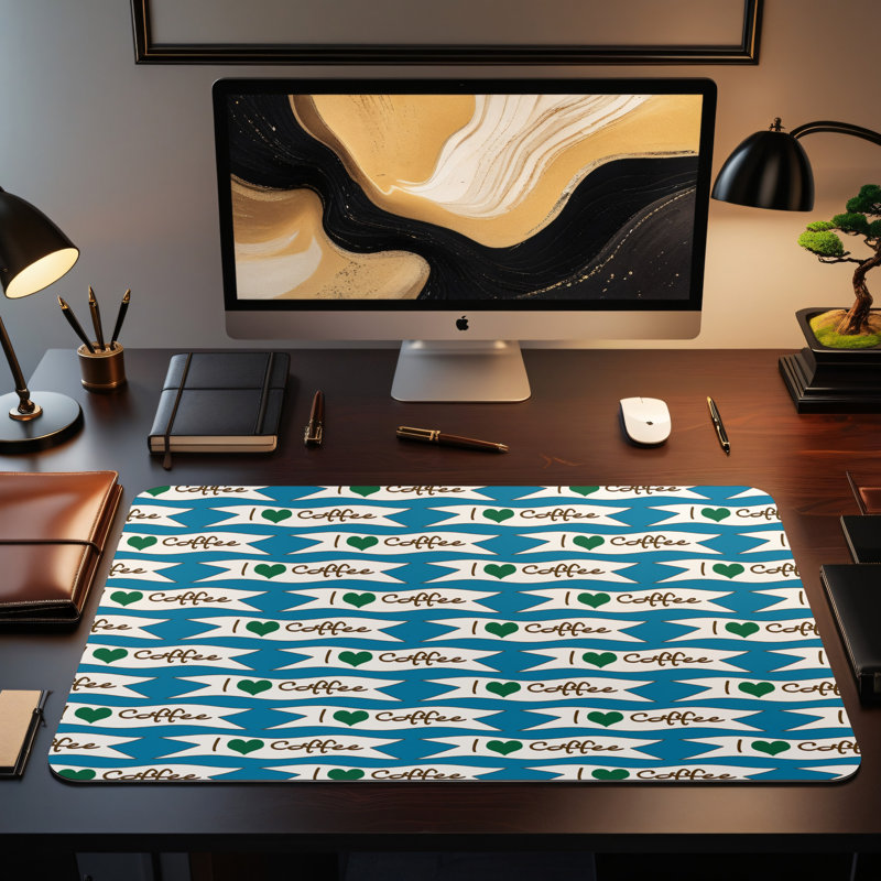 Polyester Desk Pad, 31.5x15.5