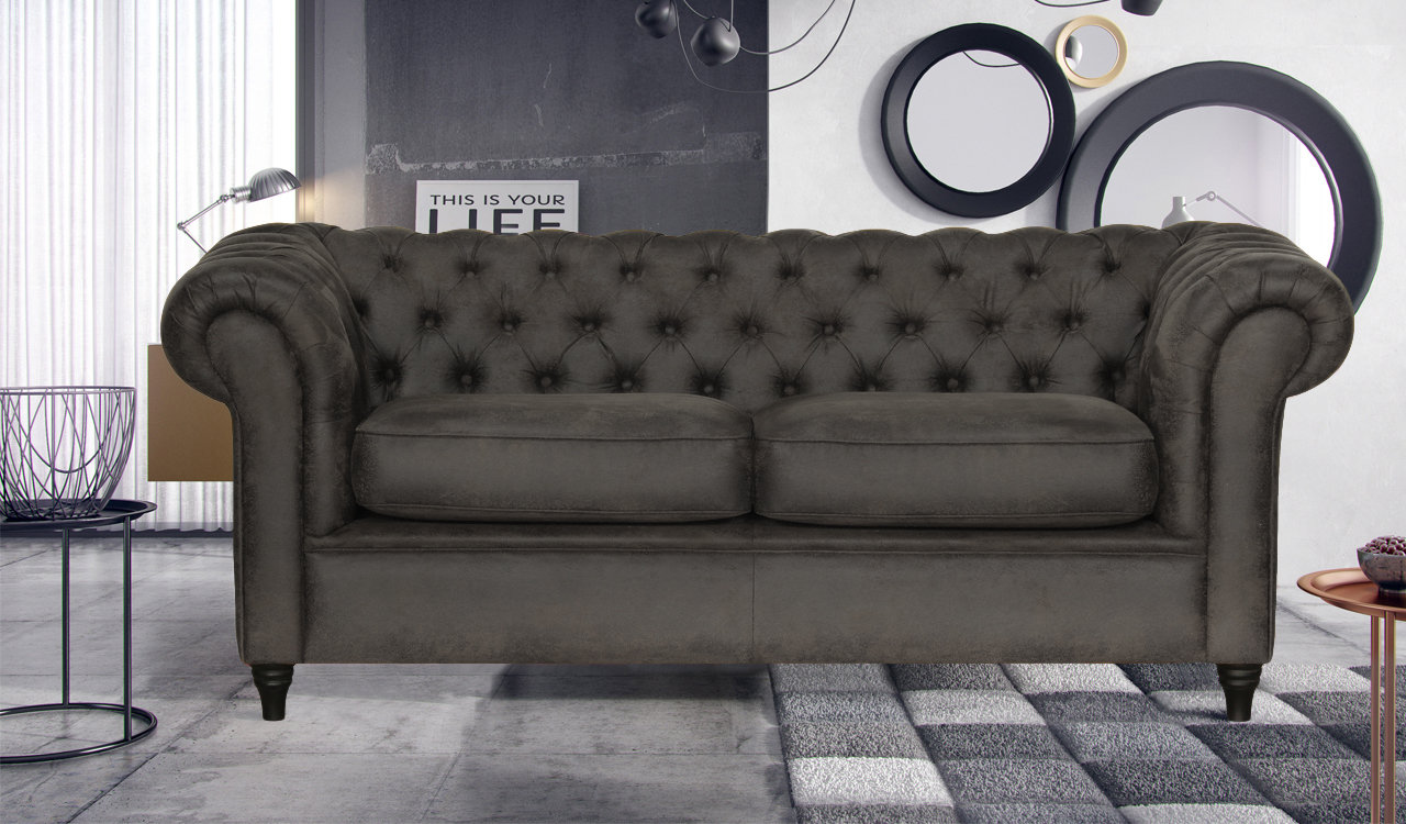 Fairmont Park Littlehampton 3 Seater Vegan Leather Sofa & Reviews