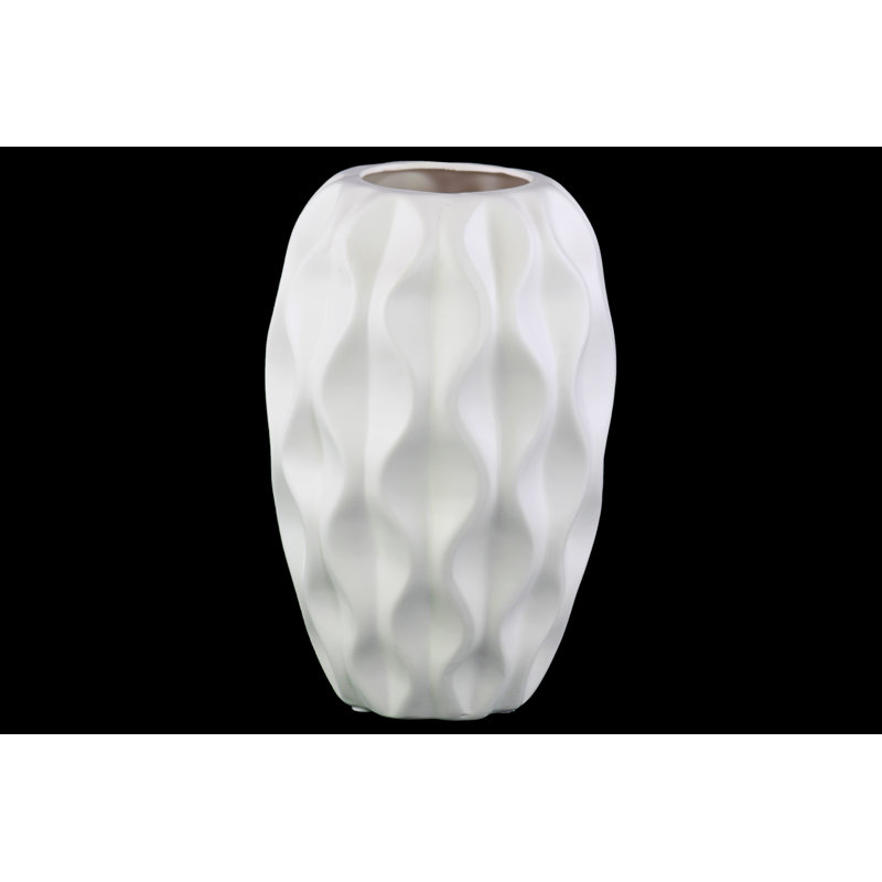Vase de table en relief de vagues Desilva