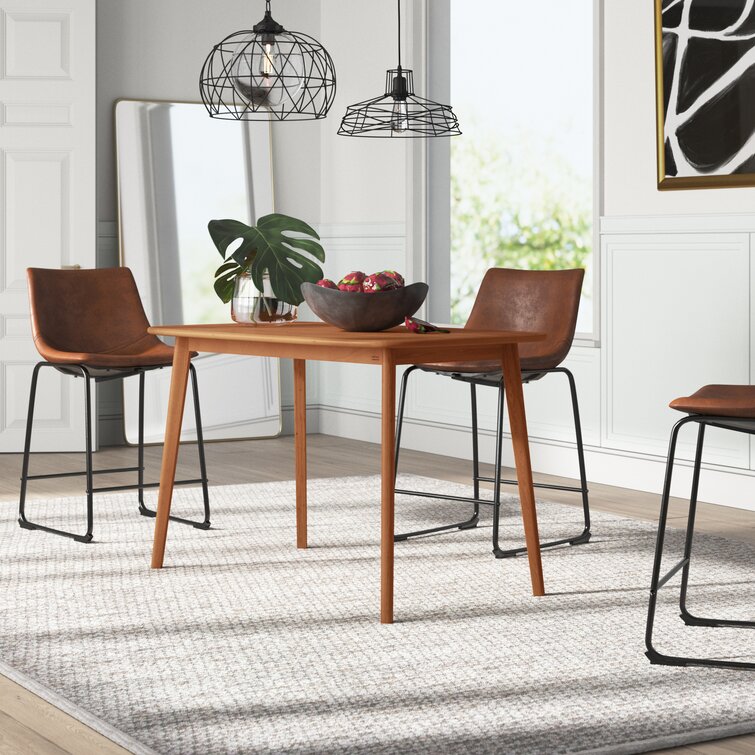 Kacia Dinette Table, Modern Rustic Dinette Table