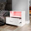 142.24cm W Manufactured Wood Bedside Table