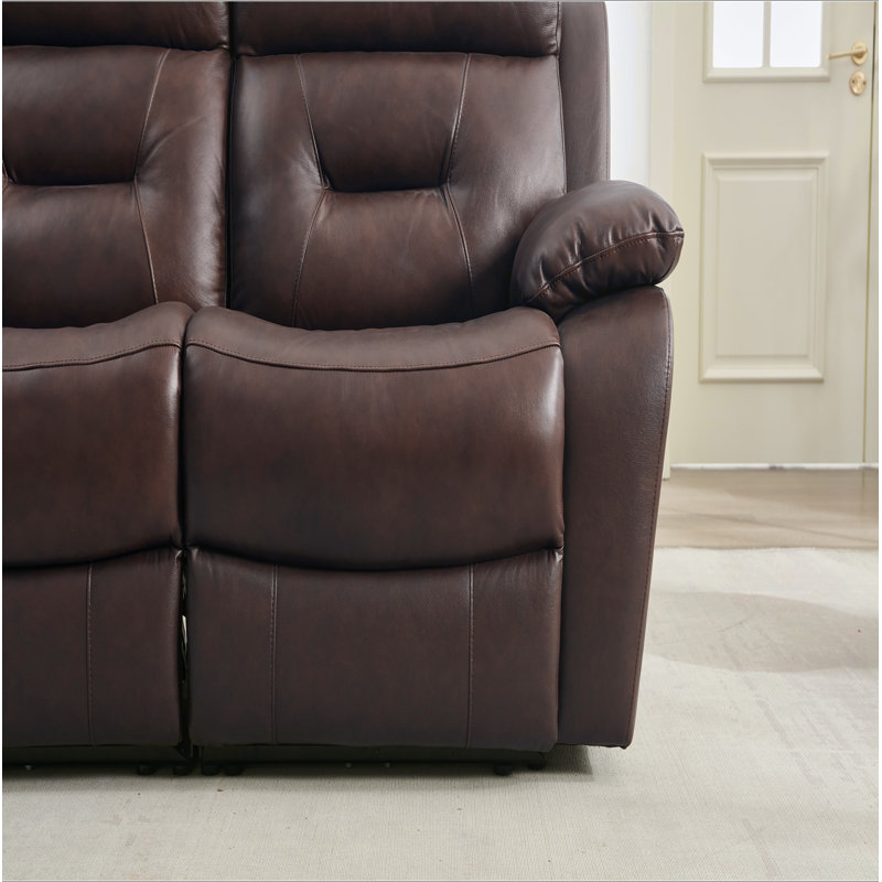 Genuine Leather Non-Power Reclining LVST-Two Seats
