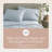 Certified Organic King Flat Sheet Only - 100% Organic Cotton Sheets With Luxurious Soft And Breathable 500 Thread Count Sateen Weave Finish - Gots & Fairtrade Certified (Powder Blue, King)-117985774-117985780