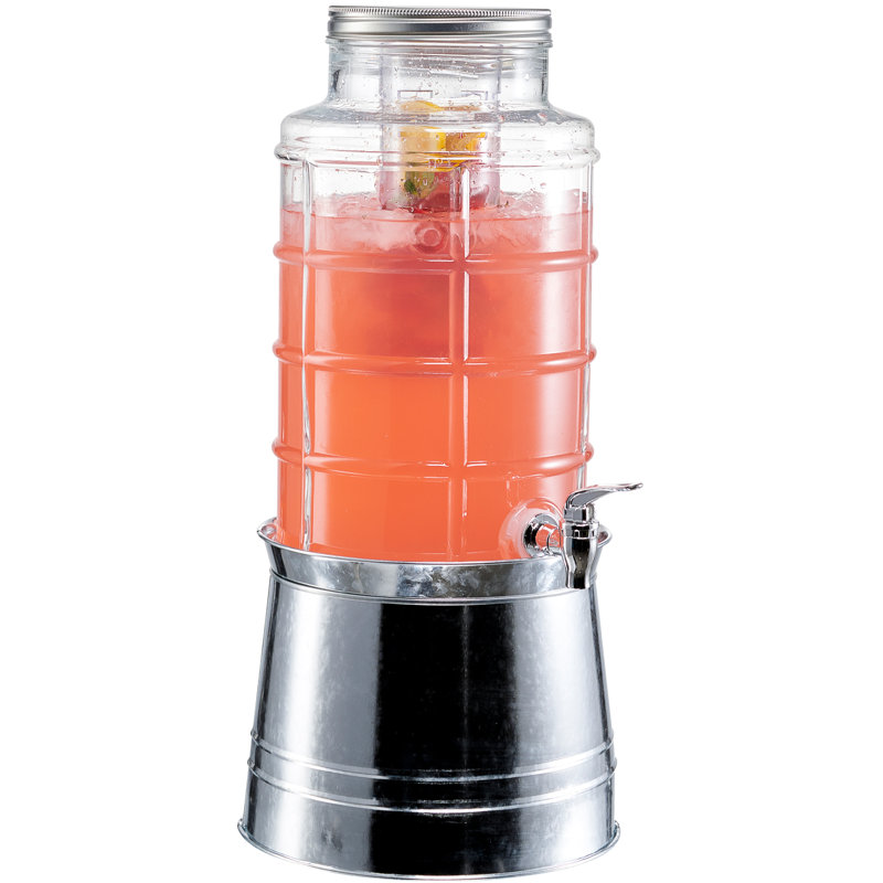 307.2oz. Glass Beverage Dispenser
