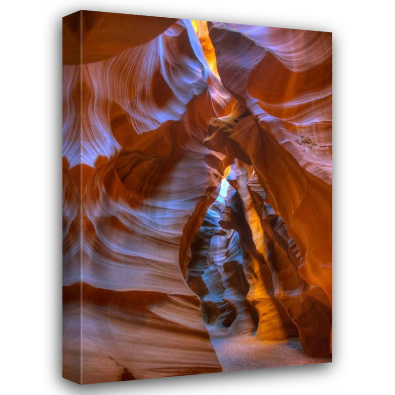 Foundry Select Bennion, art sur toile tendue par Scott Gallery, Antelope Canyon, Arizona, H 48 po x l 33 po