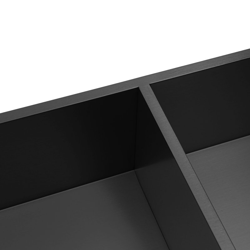 Niket Stainless Steel Bathroom Shelves, Black