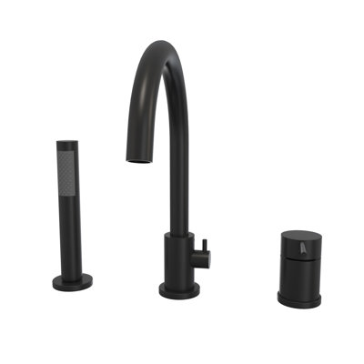 Robinet de baignoire à fixation sur le comptoir avec douche à main 12 po x 7 po DreamLine Montego