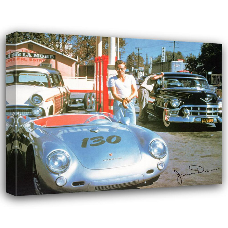 James Dean (Car), 28" H x 35" W