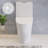St. Tropez Two-Piece 12" Rough-in 1.1/1.6 GPF Dual Top Flush Elongated Toilet in Glossy White