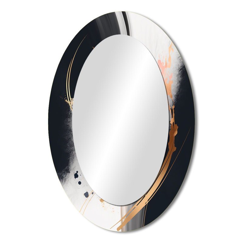 Miroir mural doré mauve complexe Transcendant, 36 po x 24 po