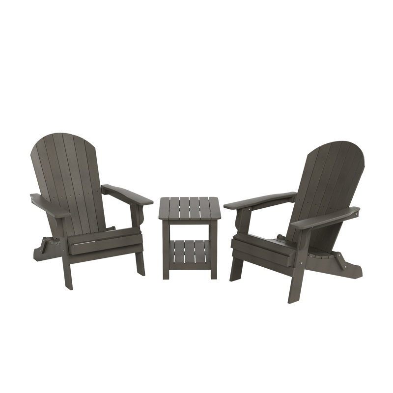 Arrlo 2 - Person Patio Conversation Set, Gray
