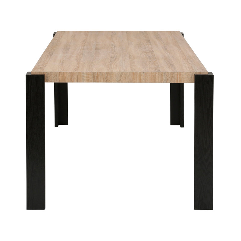 Mcelvain Metal Base Dining Table, 100cm W x 200cm L