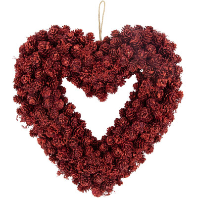 Couronne en faux bois de rose 14 po