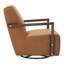 Fauteuil d'appoint pivotant en bois Ricki-1313601659