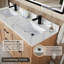 Meuble-lavabo double 60 po avec miroir Calacatta