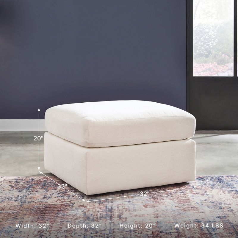 Repose-pieds Gwenevere, Polyester beige