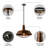 1 - Light Rustic Shaded Pendant-122274789