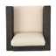 Chaise longue d'extérieur en osier Haryss-95339502