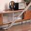 Meuble télé en bois massif rétro au design simple
