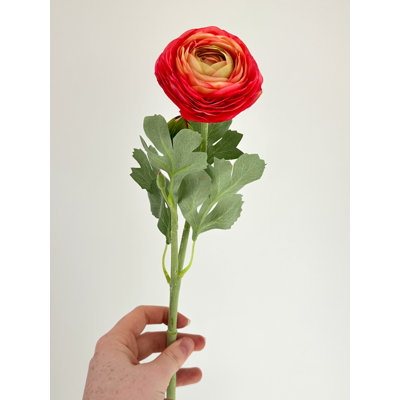 1 fleur artificielle de haute qualité Ranunculus