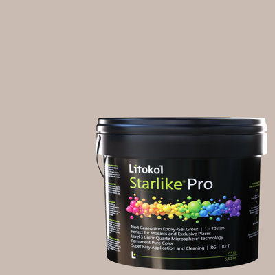 Tile Doctor Starlike Pro Two-Part Epoxy Grout & Tile Adhesive in 75 Colors, 5.5 lb, Indoor/Outdoor, Commercial/Residential, for Shower, Pool & Kitchen