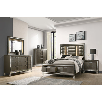 Bridgnorth Vegan Leather Storage Bed