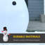 Décoration de Noël gonflable bonhomme de neige d'extérieur