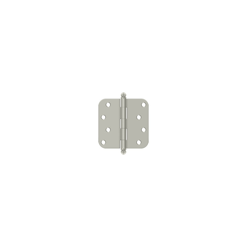 102'' x 102'' Steel Butt Bearing Hinge, Brushed Nickel