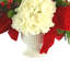 Hydrangea And Evergreen Holiday Arrangement