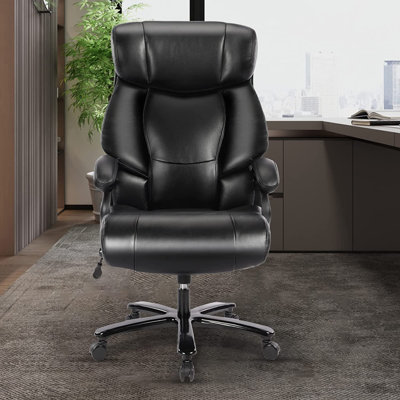Chaise de bureau ergonomique en similicuir Lanyah