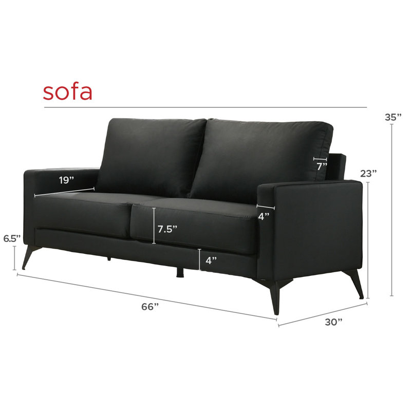 Canapé 66 po