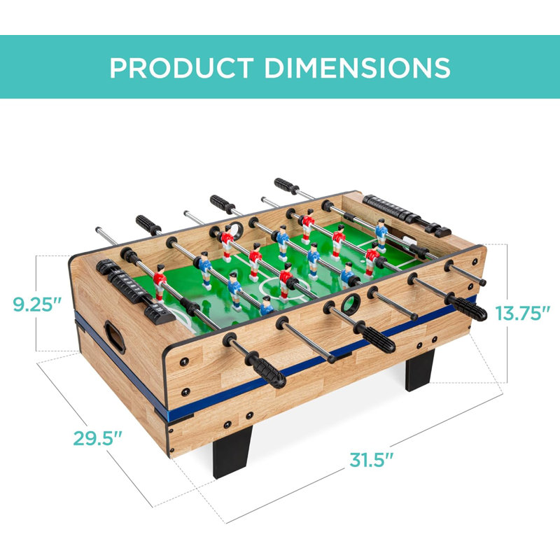 31.5'' L Multi Game Table
