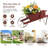 Brynesha Wood Wheelbarrow Planter-1222244573