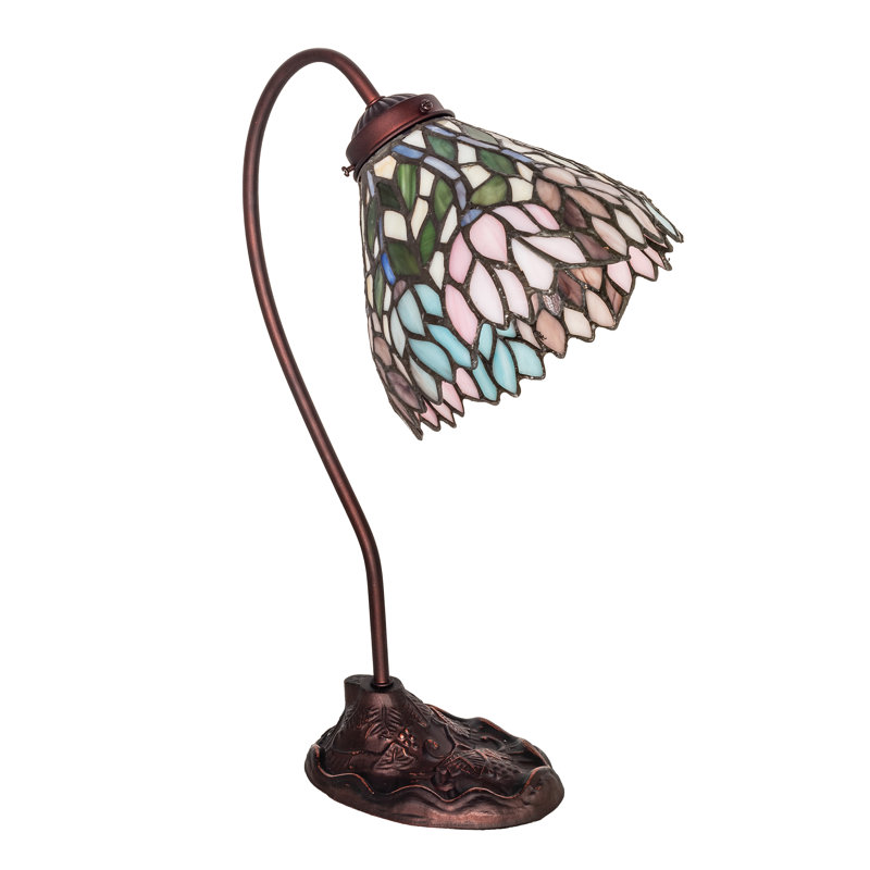 Lampe de bureau à glycine haute de 18 po